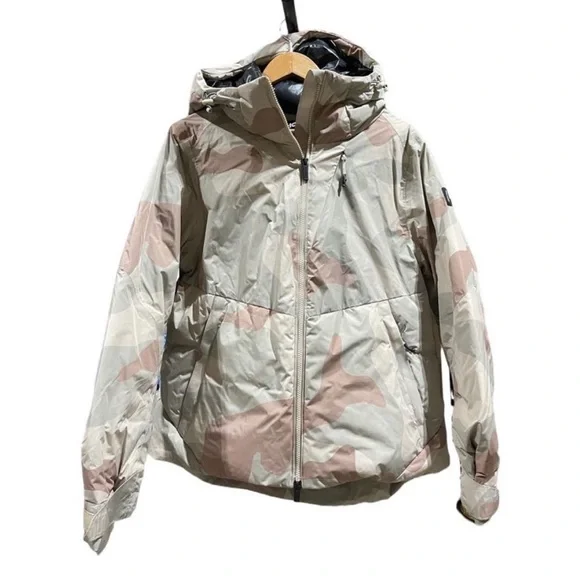 New Free People x Holden Women's Ashley Down Puffer Ski Jacket  Camo sz medium - Picture 3 of 8